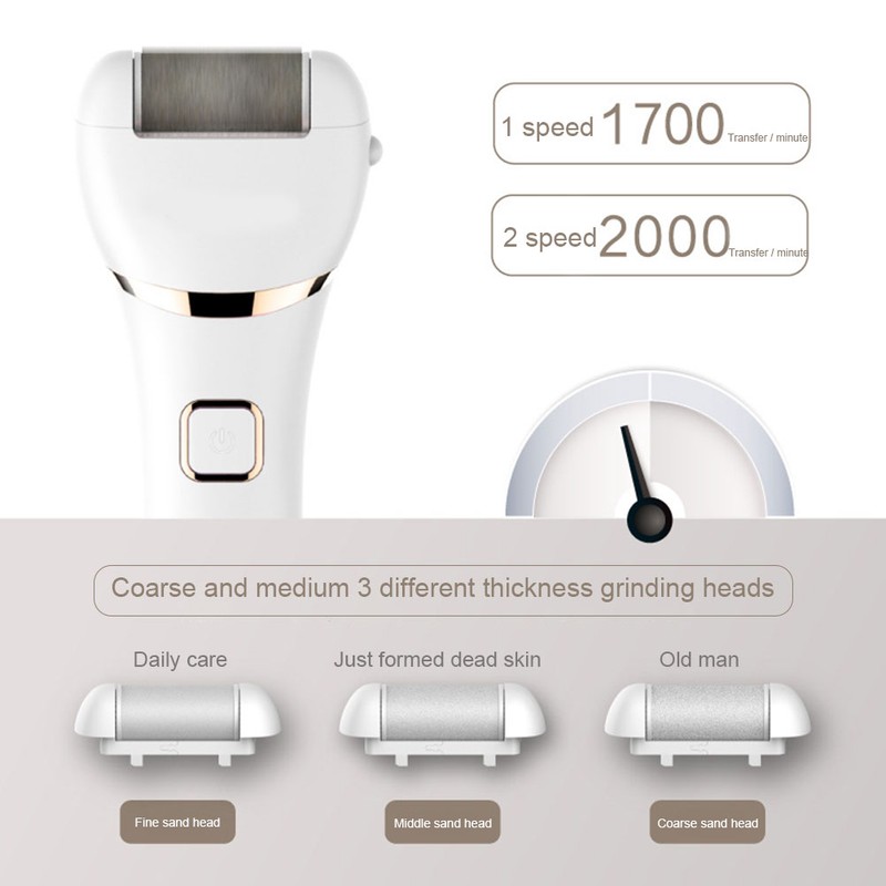 Electric Callus Remover Professional Rechargeable Dead Hard Skin Remover Foot