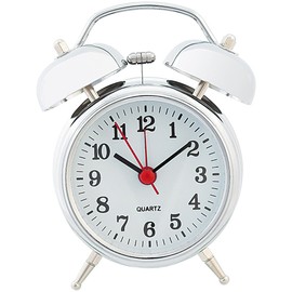 PEARL Retro Wecker: Nostalgischer Retro Glockenwecker mit Quarzlaufwerk (Glockenwecker laut, Nostalgie Wecker, Mechanische Uhr)