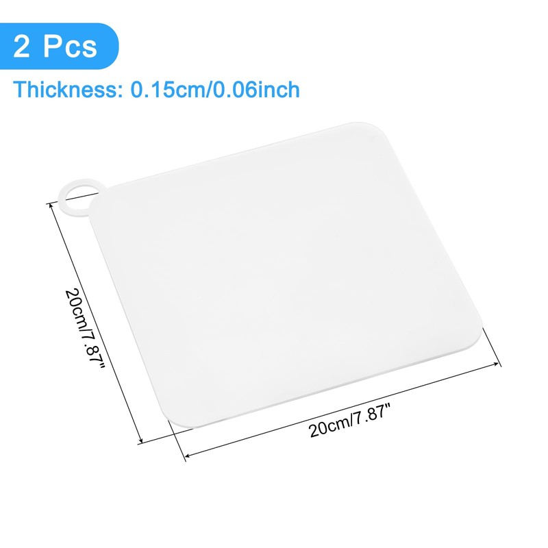 uxcell Silicone Tub Stopper Floor Drain Cover, 8 x 8inch