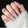 Cloudtrip 30 Uñas Postizas De Almendras: Uñas De Almendras De