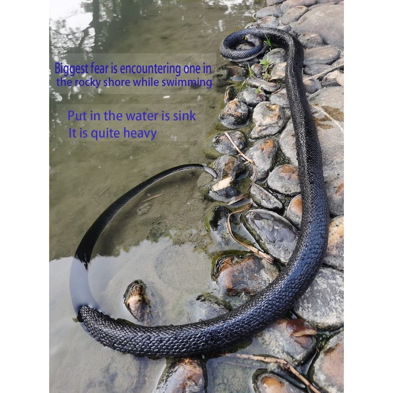 53" Rubber Snake Realistic Fake Snakes Prank Toy to Keep