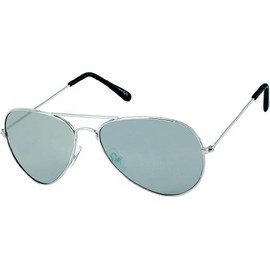 Chic-Net sunglasses unisex oval sunglasses Pornobrille pearlescent silver mirrored oval glasses 400UV