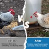 MEWTOGO 20 Pack Horizontal Chicken Nipples Waterer - Automatic Chicken