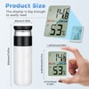 PAIRIER Portable Digital Thermometer Hygrometer Indoor with High Accuracy LCD