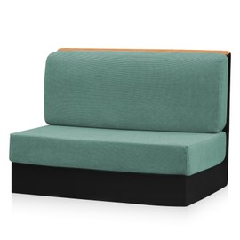 Bezüge Für Wohnwagenpolster, 2 Stück Wohnwagen Sitzbezüge (1 Set), Wohnmobil-Sitzbezüge, Sofa Sitzkissenbezug, Camper-Kissenbezüge für Reisemobilsitz, Anhänger, Schonbezug Wohnwagen Polster, Matcha