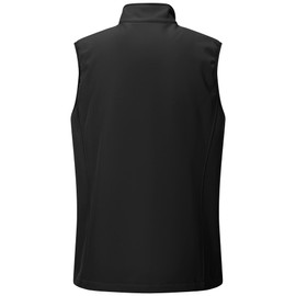 Outdoor Ventures Men's Running Vest Outerwear, Lightweight Windproof Fleece-Lined Softshell Sleeveless Jacket for Golf