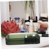 Healeved Dressing Table Makeup Organizer Cosmetics Storage Box Lipstick Compartments