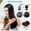Shampoo Champú Tinte Negro Cubre Canas 3 En 1