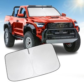YIZHUOMY Front Windshield Sun Shade Compatible with Toyota 4Runner 2010-2025, Sun Visor Protector Blocks UV Rays Sunshade for 4Runner Foldable Interior Accessories
