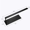 JJiaoLinin black kitchen roll holder，Magnetic Kitchen Roll Holder ，No Drilling