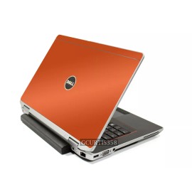Unbranded/Generic ORANGE Vinyl Lid Skin Cover Decal fits Dell Latitude E6220 E6230 Laptop