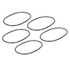 5Pcs Round Rubber Motor Belt Industrial Mechanical Equipment Transmission Parts