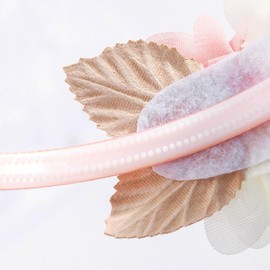 IYOU Prinzessin Stirnband Rosa Blumen Haarbänder Geburtstag Party Hochzeit Haarschmuck für Mädchen