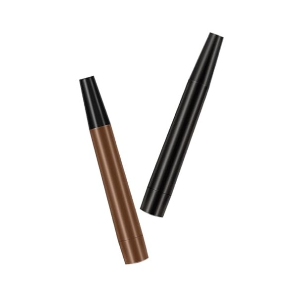 2pcs Beard Pen Microblade Eyebrow Pencil Micro Fork Tip Brow