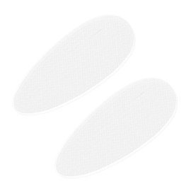 BIUDECO 2pcs Glass Foot Scrubber Callus Remover Handheld Foot File Ergonomic Design for Dead Skin Removal Use