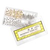 Akozon Watch Stem Extender + Crowns Accessory Repairing Replacement Tool
