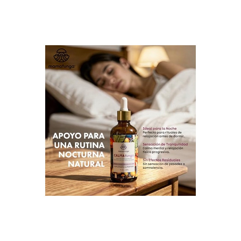 CalmaFunga - Tintura Adaptógena de Doble Extracción | Blend de