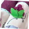 KOMBIUDA Set of 2 Floral Printed Refrigerator Door Handle Covers