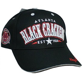 Big Boy Atlanta Black Crackers Legends S142 Mens Baseball Cap [Black - Adjustable] - ID#73140