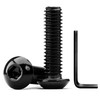1/4-20 x 1/2 Button Head Socket Cap Screws, Stainless Steel