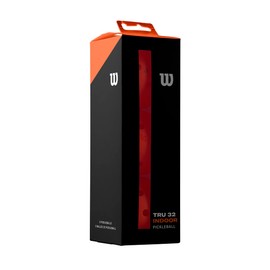 Wilson Pallina TRU 32 Indoor, Confezione da 3 Palline da Pickleball, 32 fori, Rimbalzo Costante
