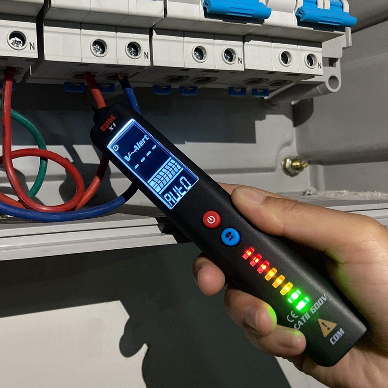 BSIDE Digital Multimeter & Voltage Tester Kit with Large Colour