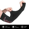 PRTYABS Red Dragon Arm Sleeves for Men Women Sun Sleeves