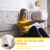 DLPRK Pack of 6 Magnetic Wall Mounts, Remote Control Holder,