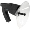 Parabolic directional microphone with headphones recording function, diameter 26 cm,