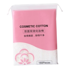 FOMIYES 180pcs Thickened Disposable Cotton Pads for Makeup Removal and Facial Cleansing Double Sided Practical Cotton for Skin Care and Oil Removal Portable Cosmetic Wipes for Daily Use