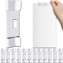 Vertical Blind Repair Vane Savers, Metal Vertical Blind Repair Tabs for Vertical Blinds Replacement Slats, White (12)