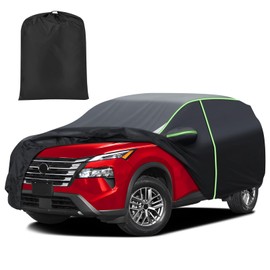 Mixsuper Liner Car Cover for Nissan Rogue 2008-2026, 7 Layers Waterproof All Weather Car Covers for Rogue, Windproof Snowproof Rain Hail Sun UV Dust Snow Protection Full Outdoor Exterior Car Covers