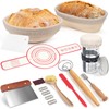 Banneton Bread Proofing Basket Set, 11 Inch Sourdough Proofing Basket