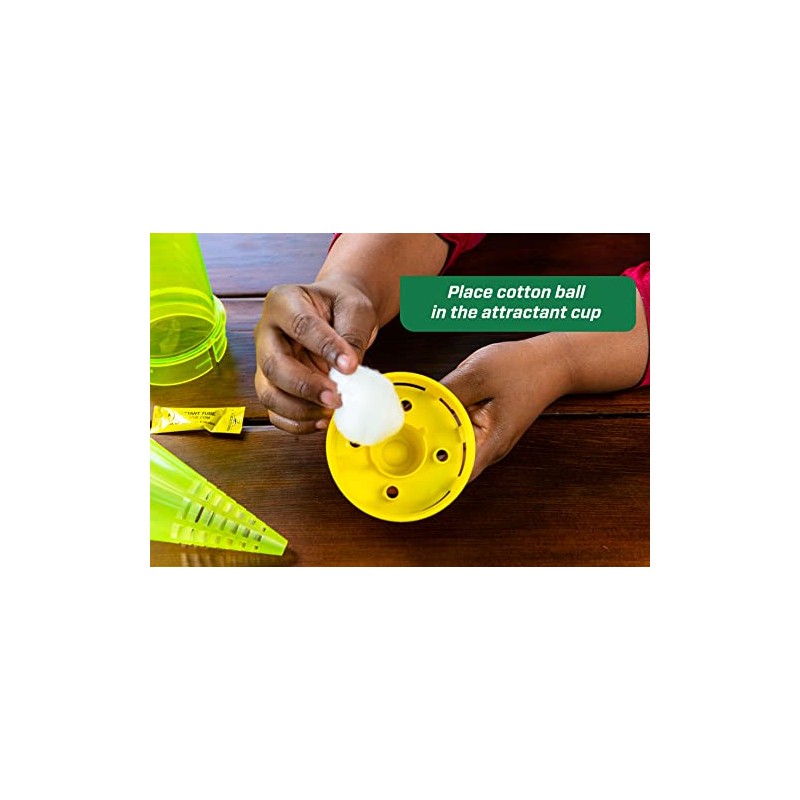 RESCUE! Reusable Yellowjacket Trap with Attractant - 2 Pack