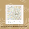 Yuvori 1lb Iridescent Round Ceramic Mosaic Tile DIY for Bathroom,