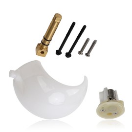 385318162 Kit de Eje y Bola de Descarga para Inodoro RV, para Inodoros con Descarga de Pie Sealand Marine, OE: 385318162, 600342537, 600342766