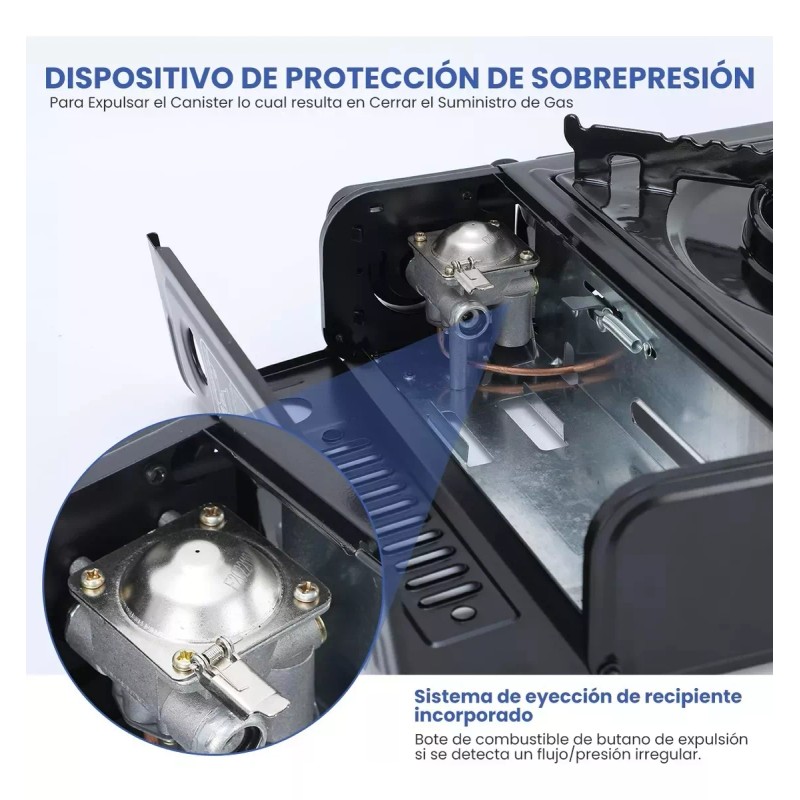 Estufilla Portátil Encendido Electrónico Para Camping