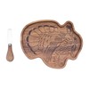 C&F Home Turkey Serving Board with Spreader Set of 2