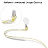 HYSHIKRA One Ear Listen Only Headphones with Symmetrical Fitting Transparent