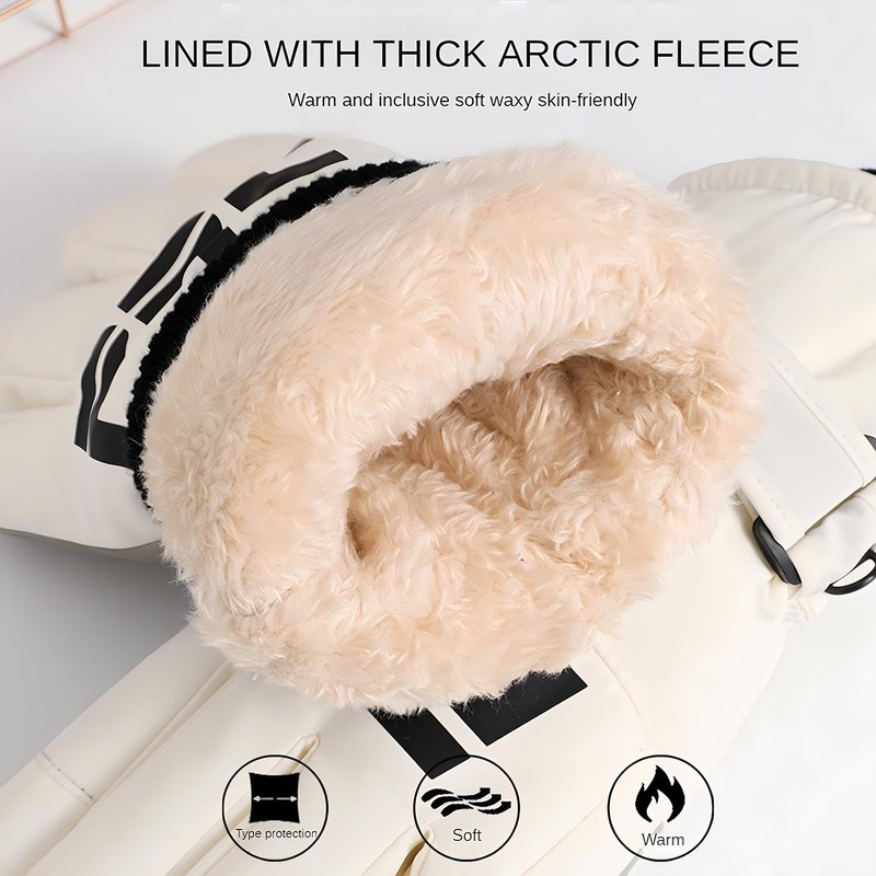Vanolu Winter Gloves for Women Men, Touchscreen Cold Weather Gloves