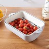SUL Kitchen Strainer Colander Bowl Pasta Drainer Plastic Colander Multifunctional