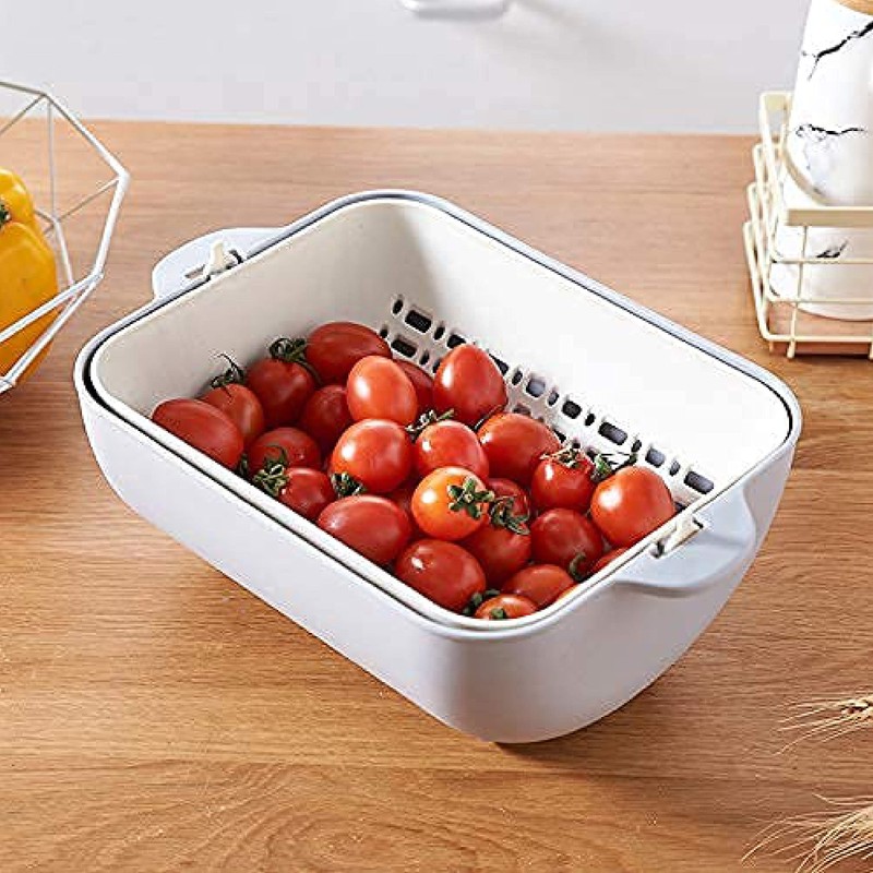 SUL Kitchen Strainer Colander Bowl Pasta Drainer Plastic Colander Multifunctional