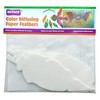 Roylco Color Diffusing Feathers 80 Die Cut Bird Feathers