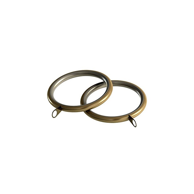 Speedy Products 28mm Standard Lined Ring Pk 8 Antique Brass