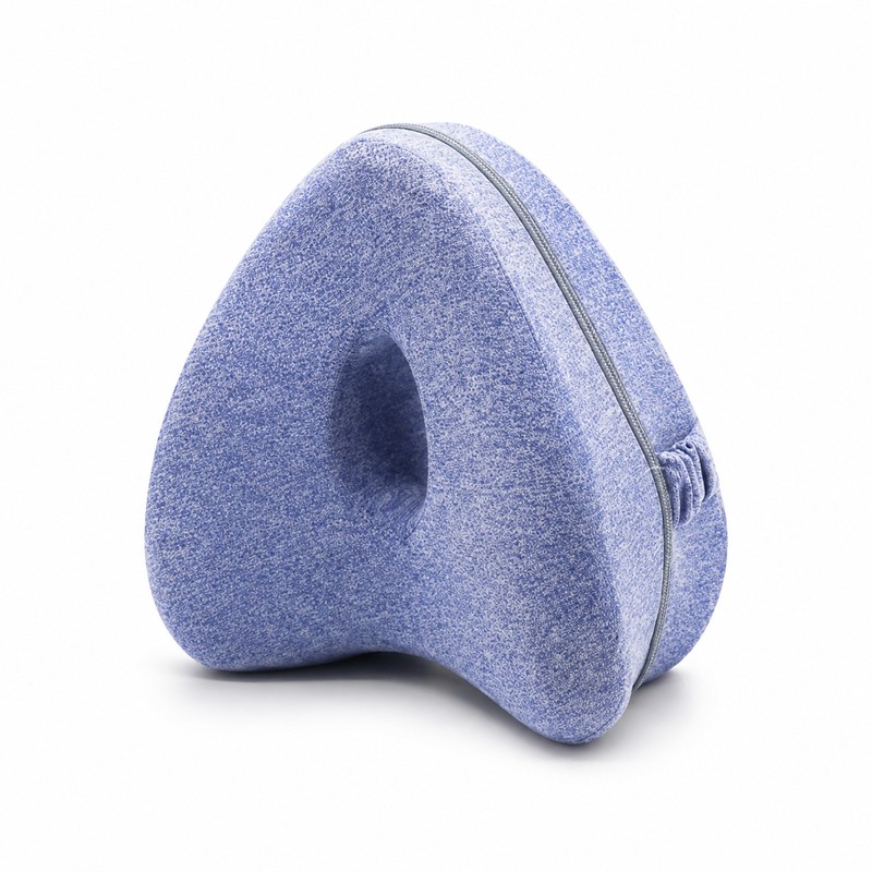 Ergonomic Knee Support Pillow for Side Sleeping – Polyester Leg
