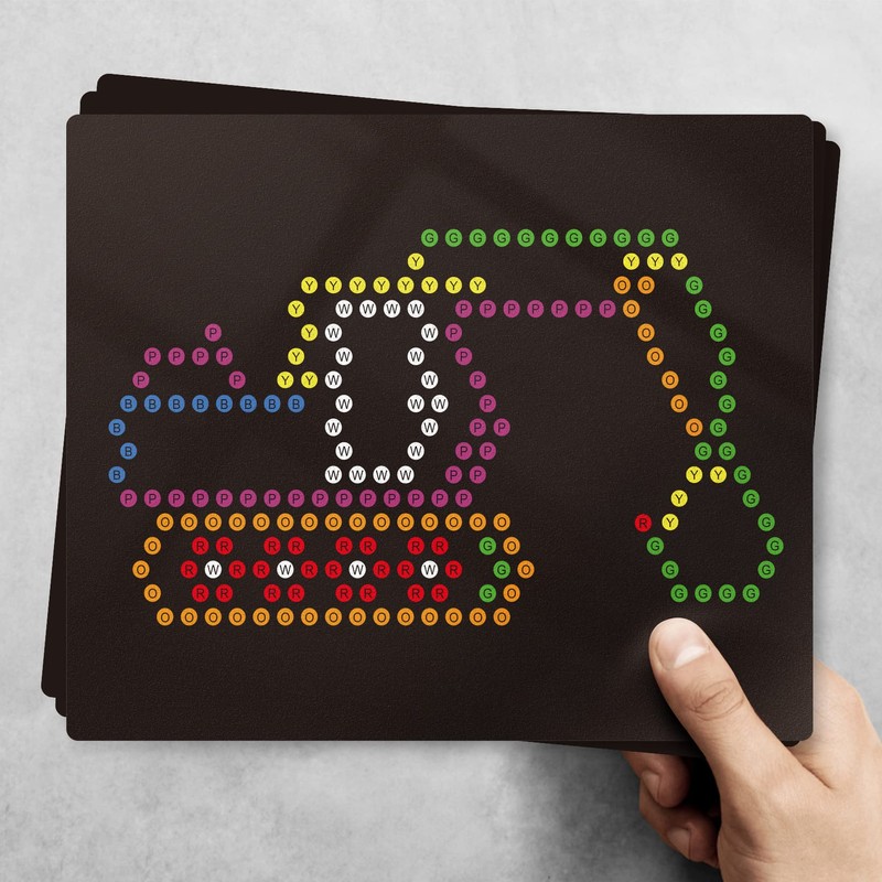 Refill Templates 20PCS for Magic Panel Light Up Board Accessories,Drawing