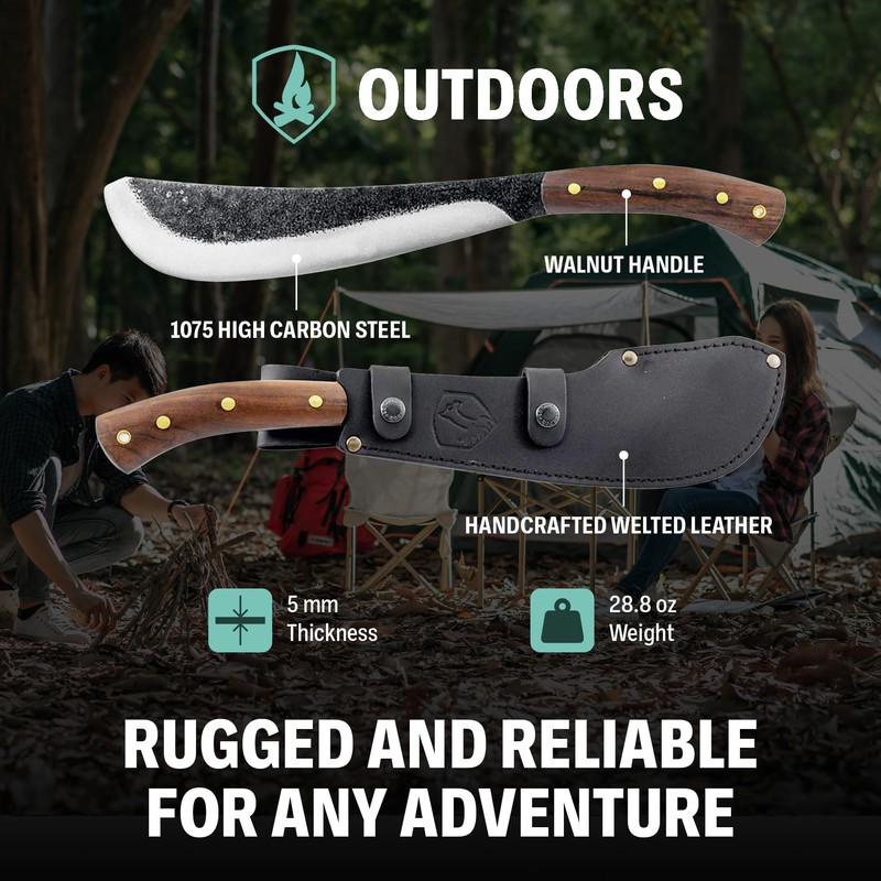 Condor Tool & Knife Pack Golok Machete Knife - 1075