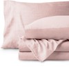 Bare Home Sandwashed Queen Sheet Set - Premium 1800 Ultra-Soft