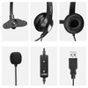 USB Headset PC for Business Skype UC Lync SoftPhone Call
