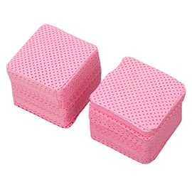 Lint Nail Wipes, 1000 Toallitas Quitaesmalte de Uñas Rosas, Toallitas de uñas Sin Pelusas, Almohadillas para Quitar Esmalte de Uñas Limpiador de Extensiones de Pestañas Absorbentes Suaves